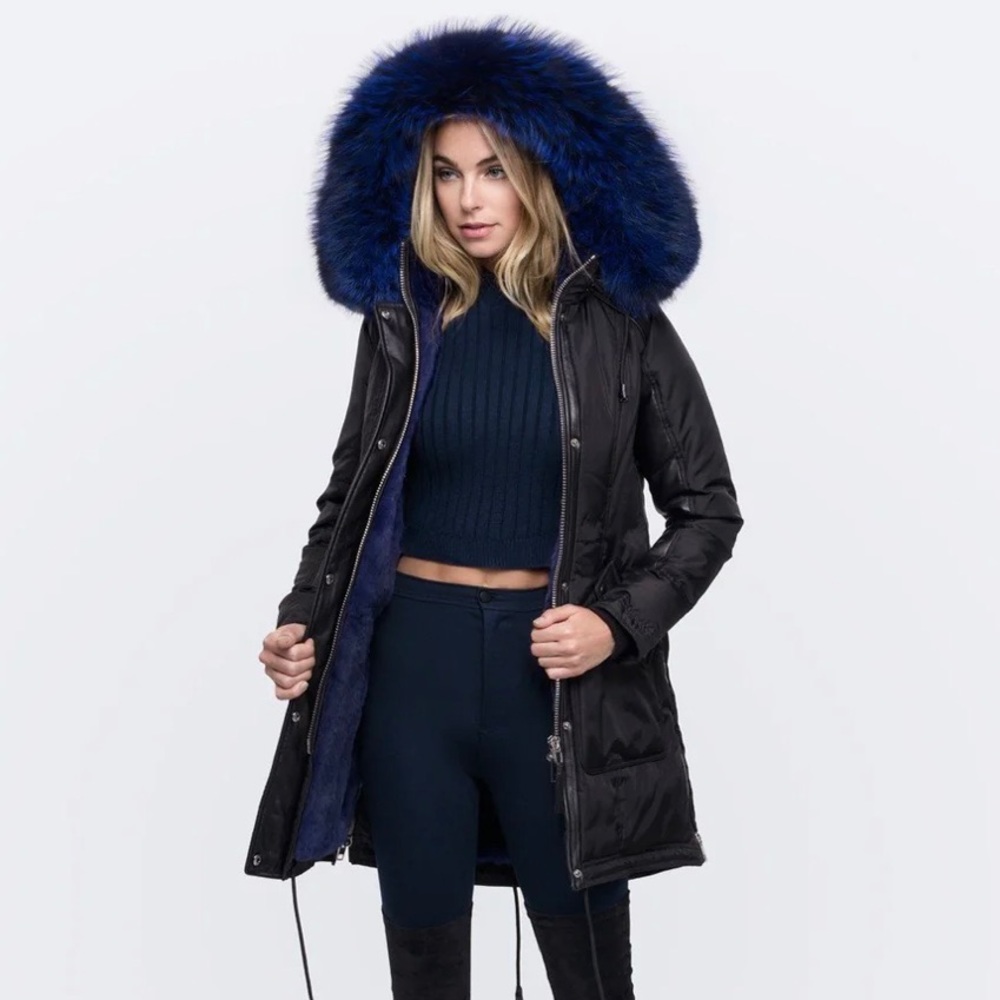 NICOLE BENISTI
Brera Fox Fur-Trimmed & Rabbit Fur-Lined Parka